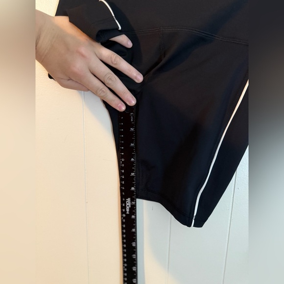 SPYDER ACTIVE BLACK HIGH WAIST SIDE POCKET BIKE SHORTS SIZE S - Picture 7 of 10